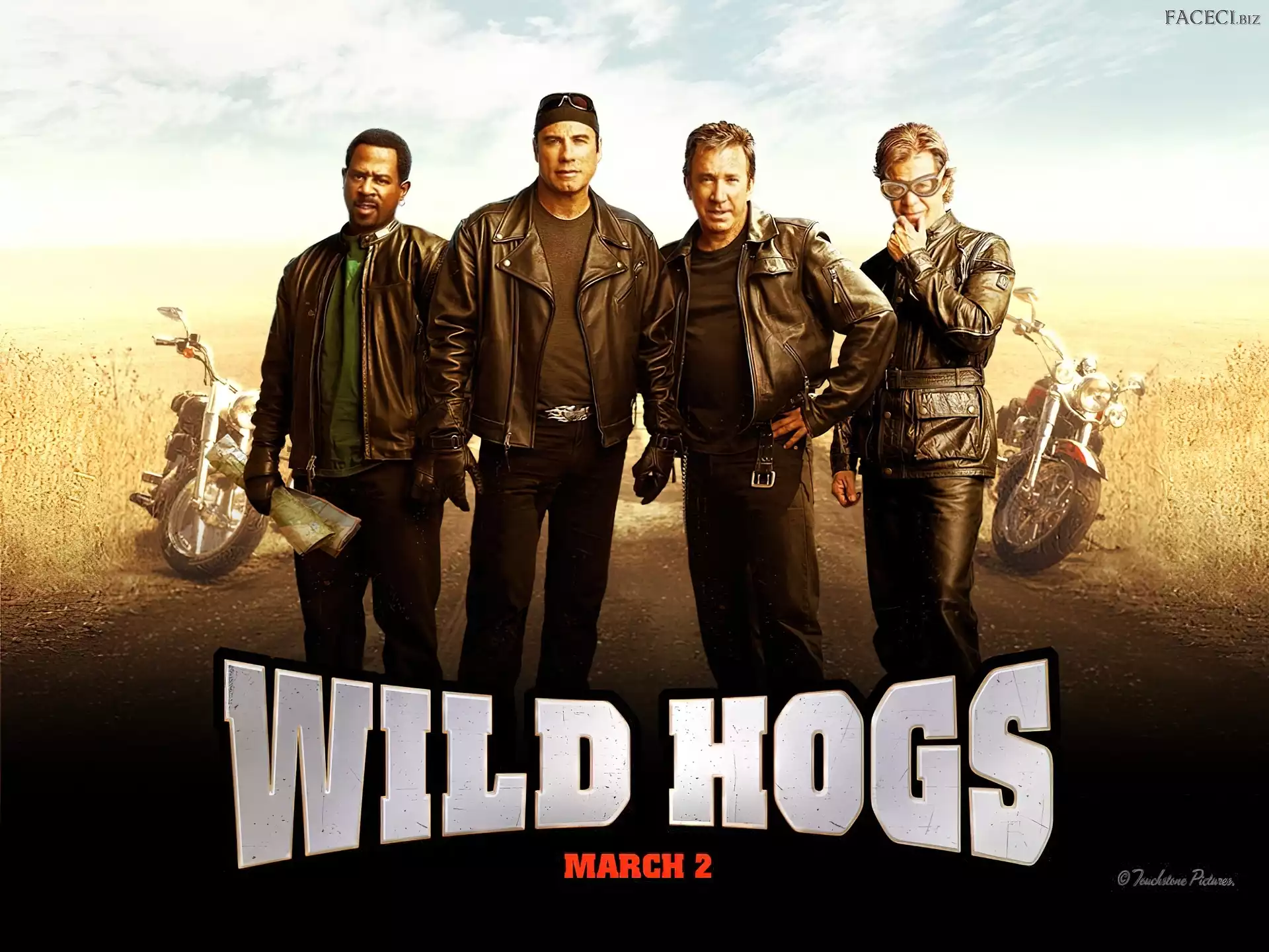 William H. Macy, Tim Allen, Martin Lawrence, Wild Hogs, John Travolta